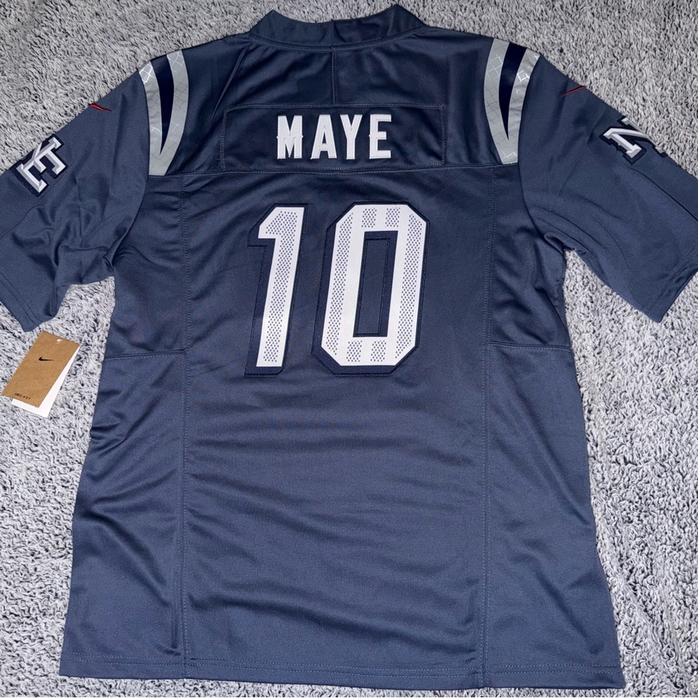 Drake Maye New England Patriots Rivals Jersey